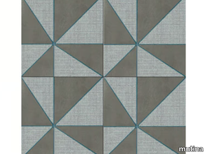 AZULEJ GRIGIO GIRA - Glazed porcelain stoneware wall/floor tiles _ Mutina