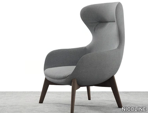 ISEO - Wing fabric armchair _ NICOLINE