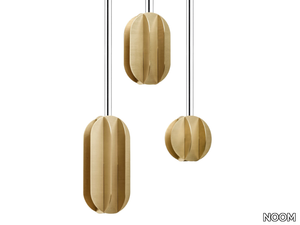 EL CS1 THREE LAMP SET - LED brass pendant lamp _ NOOM