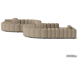 STUDIO OUTDOOR 8 - Curved modular Sunbrella® garden sofa _ NORR11