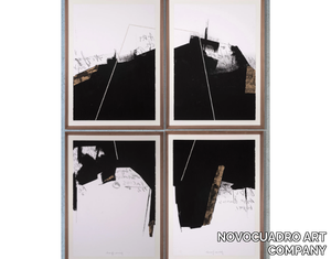 Black I, II, III & IV - Paper Painting _ NOVOCUADRO ART COMPANY