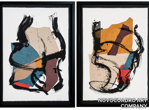 Castilla I & II - Paper Painting _ NOVOCUADRO ART COMPANY