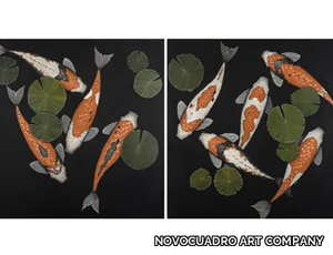 KOI I & II - Canvas Painting _ NOVOCUADRO ART COMPANY