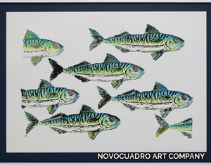 Posidonia - Paper Painting _ NOVOCUADRO ART COMPANY