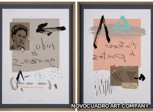 Tintero de poetas & Nido de garzas - Paper Painting _ NOVOCUADRO ART COMPANY