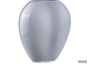 SATIN LARGE - Crystal vase _ NUDE