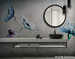 FLEUR - Vinyl or fyber glass wallpaper _ N.O.W. Edizioni