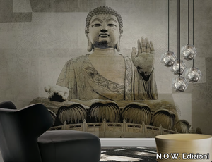 BUDDAH - Glass-fibre wallpaper _ N.O.W. Edizioni