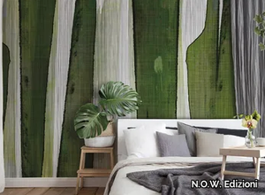 TEXTILE GREENVISION - Vinyl or fyber glass wallpaper _ N.O.W. Edizioni