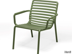 DOGA RELAX - Polypropylene easy chair with armrests _ Nardi