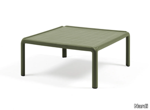 KOMODO - Square resin garden side table _ Nardi