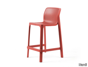 NET STOOL MINI - Stackable fiberglass stool with back _ Nardi