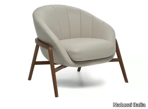 CASSIA - Armchair with armrests _ Natuzzi Italia