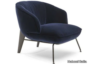 PENELOPE - Fabric easy chair with armrests _ Natuzzi Italia