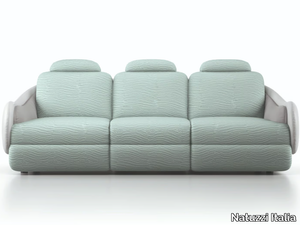 CALILLA - Recliner 3 seater fabric sofa with headrest _ Natuzzi Italia