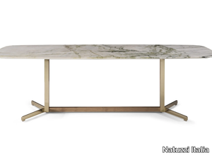 CAMPUS - Rectangular marble table _ Natuzzi Italia