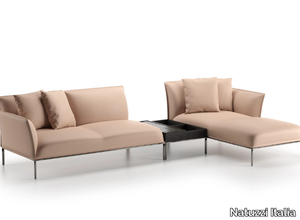 EUFOLIA - Sectional sofa with chaise longue _ Natuzzi Italia