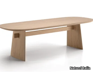 ADAM - Wooden dining table _ Natuzzi Italia