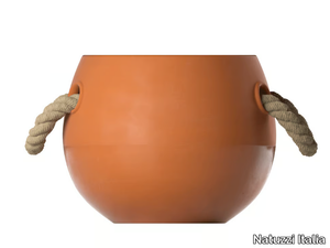 SILO - Round terracotta vase _ Natuzzi Italia