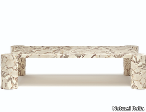 TEMPIO - Rectangular marble coffee table _ Natuzzi Italia