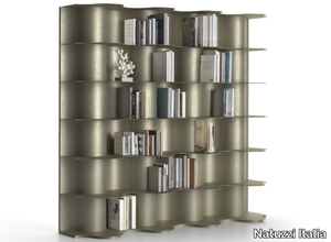 TIDE - Modular steel bookcase _ Natuzzi Italia