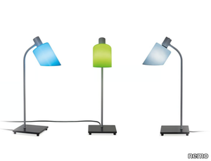 LAMPE DE BUREAU - Glass and steel desk lamp _ nemo