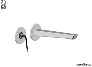 O'RAMA - Wall-mounted single handle washbasin mixer without waste _ newform