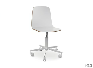 TAK - Height-adjustable chair with 5-spoke base _ Nidi