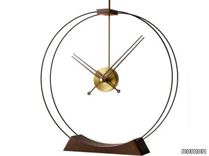 AIRE - Table-top wooden and metal clock _ nomon