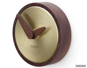 ATOMO - Wall-mounted metal and wood clock _ nomon