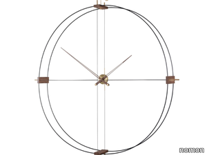 DELMORI - Wall-mounted metal and wood clock _ nomon