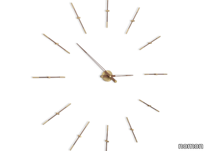 MERLIN - Wall-mounted wood and metal clock _ nomon