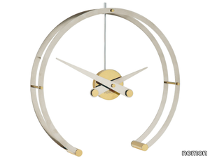 OMEGA - Table-top steel and brass clock _ nomon