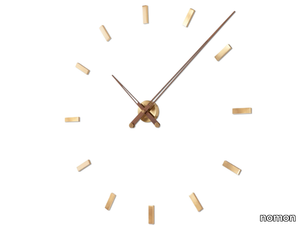 TACON - Wall-mounted brass clock _ nomon