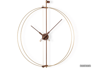 BARCELONA PREMIUM - Wall-mounted wooden clock _ nomon