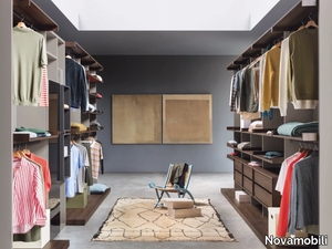 BEN - Corner sectional walk-in wardrobe _ Novamobili