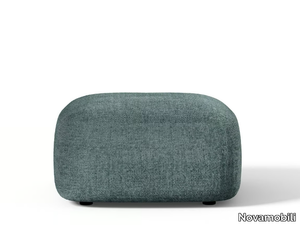 BLOSSOM - Upholstered fabric pouf _ Novamobili