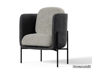 HAIKU - Easy chair with armrests _ Novamobili