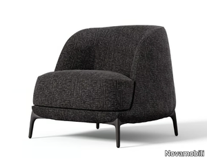 VELVET - Upholstered armchair _ Novamobili