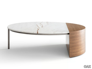 CENTRAL PM4030 - Round wooden coffee table _ OAK
