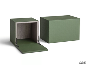 PENTAGRAMMA GN8001/A-B - Leather wall cabinet with door _ OAK
