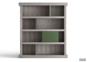PENTAGRAMMA GN8000/A - Open freestanding eucalyptus bookcase _ OAK