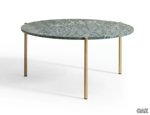 RITMO GN8031/PM - Round marble coffee table _ OAK