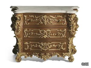 MG6556/ROV - Baroque rectangular oak bedside table _ OAK