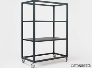 DRY MODULE 3 - Open double-sided bookcase with drawers _ ONDARRETA