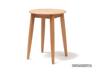 OTO 45 - Low wooden stool _ ONDARRETA