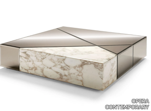 CYRANO - Square marble coffee table _ OPERA CONTEMPORARY