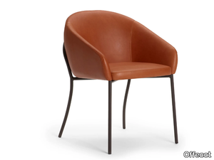 CONSIST - Upholstered leather chair _ Offecct