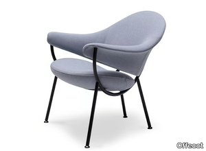 MURANO - Fabric easy chair with armrests _ Offecct