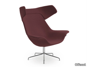 OYSTER HIGH - Easy chair with floor plate _ Offecct